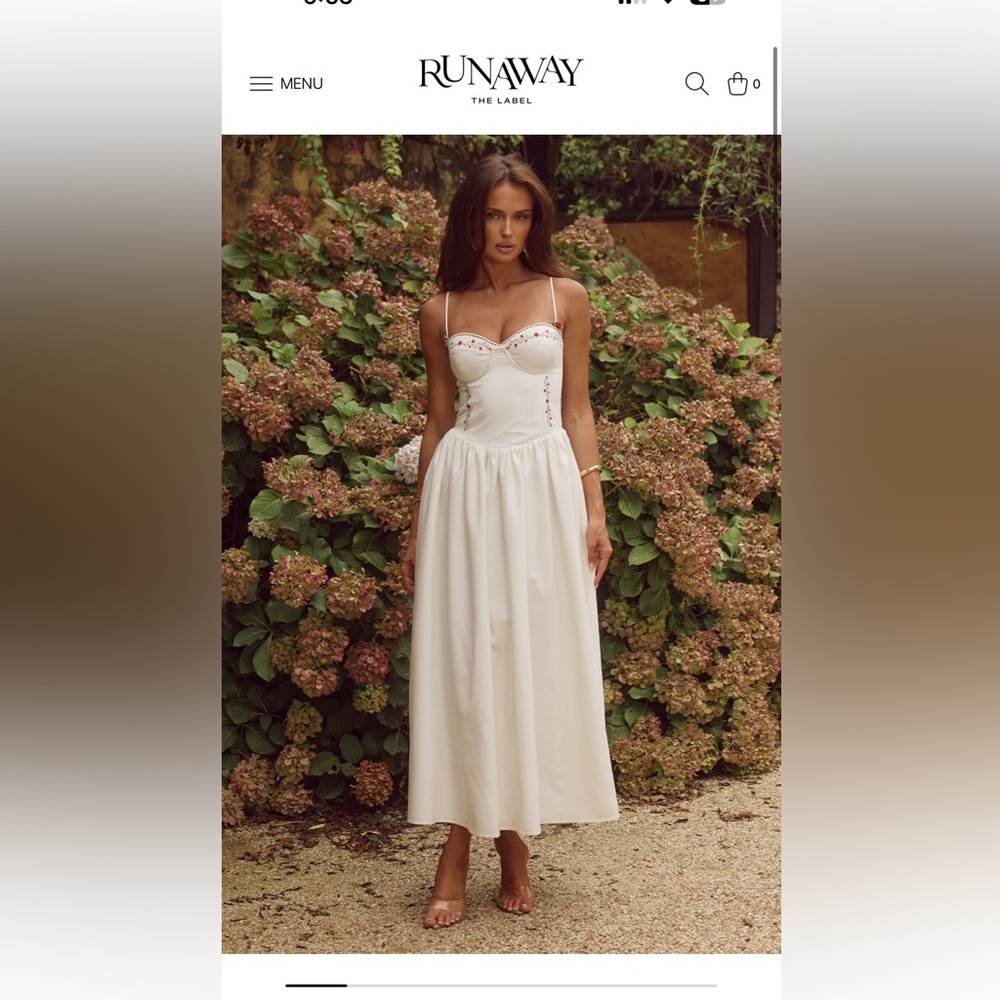 Runaway the Label Zarita Midi Dress Medium